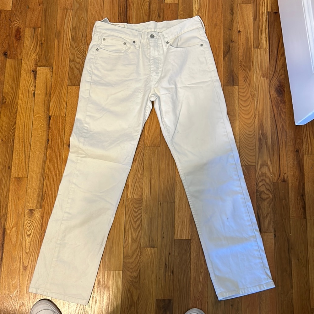 Mens Levis White jeans - 514 31x30